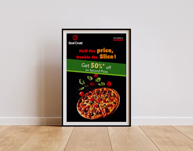 Cover image for Soul Crust Pizza: Irresistible Offers Design