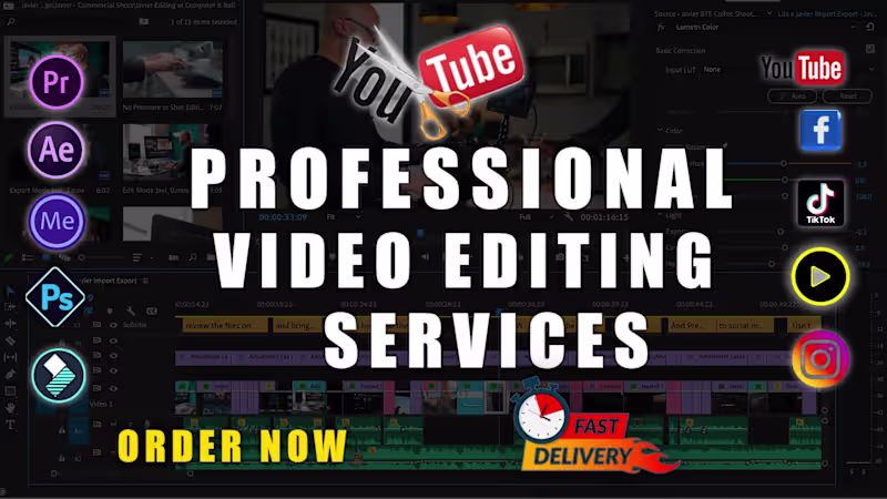 Cover image for Complete Video Editing - Films, Brands & Social Content