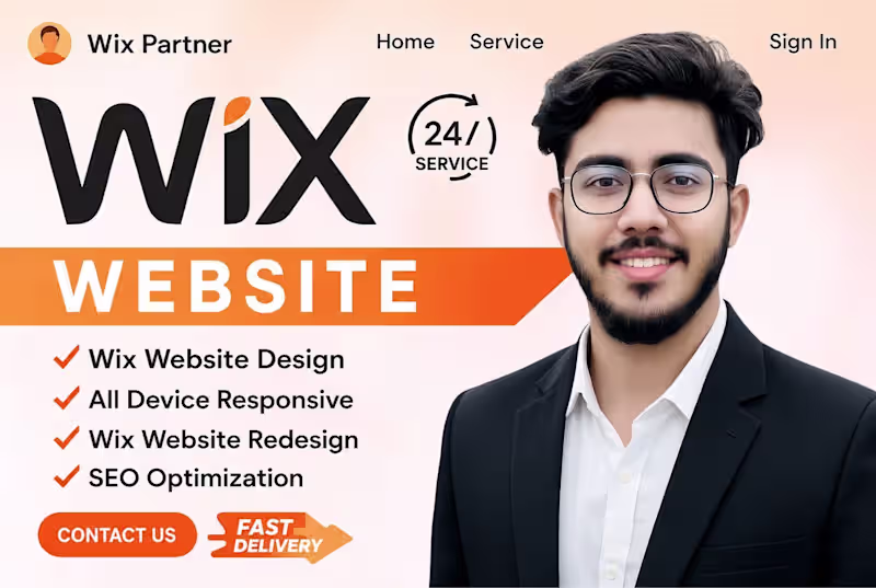 Cover image for Wix Website Design & Redesign (Modern & Responsive)