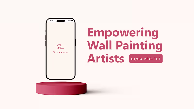 Cover image for Muralscape - UI/UX Project Case Study :: Behance