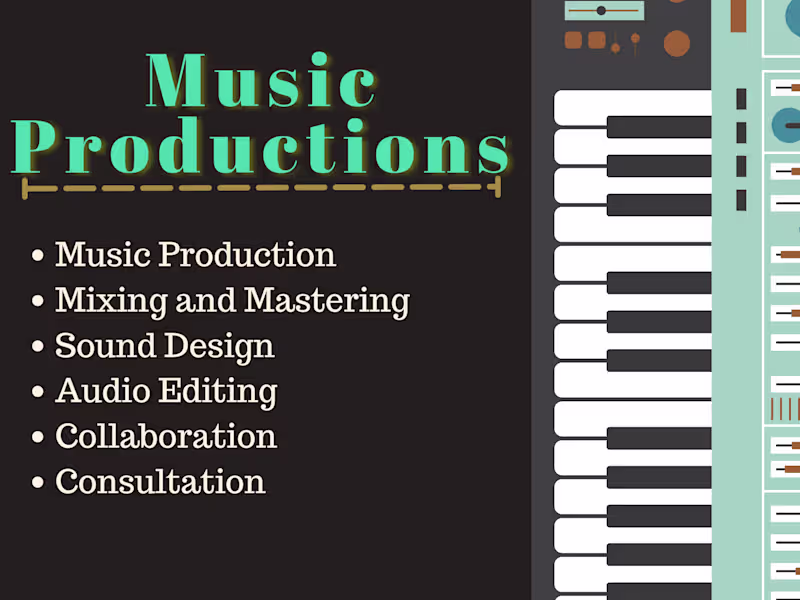 Cover image for I can make you all types of beats as per your reference.