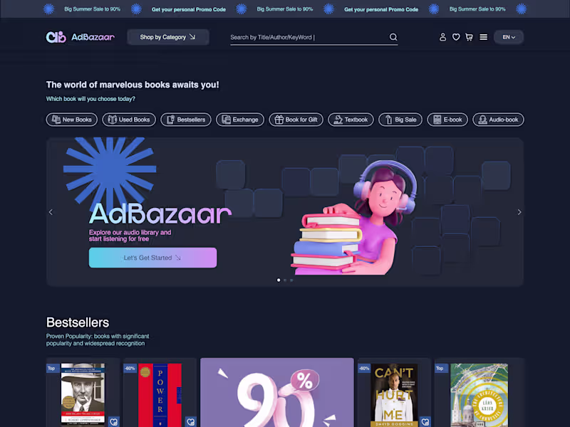 Cover image for Website UI/UX Design