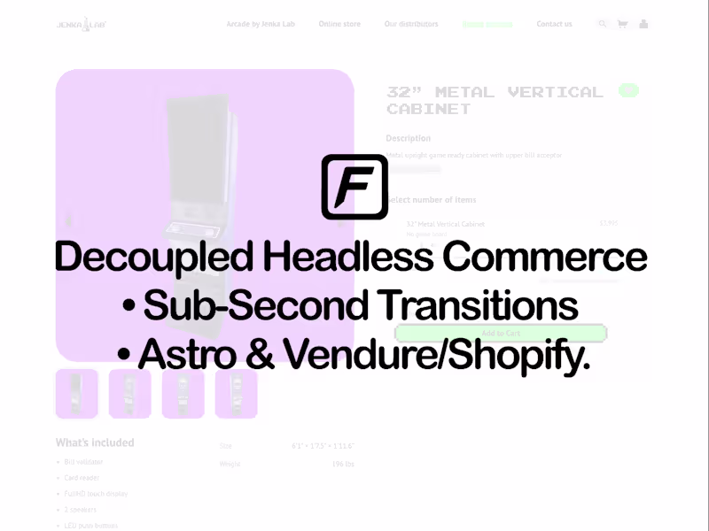 Cover image for Headless E-Commerce & Custom Storefronts