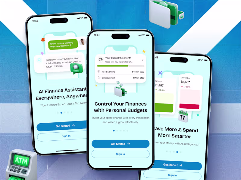 Cover image for AI Personal Finance & Budgeting App Design