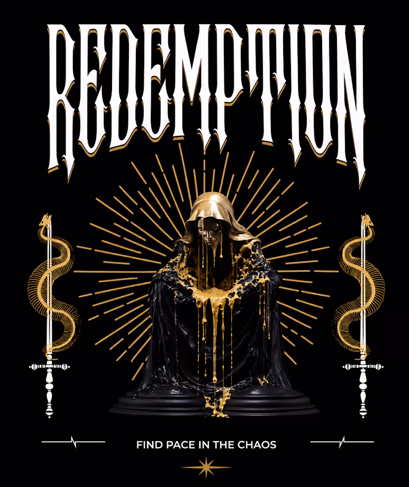 Cover image for REDEMPTION: Streetwear Graphic Design Concept