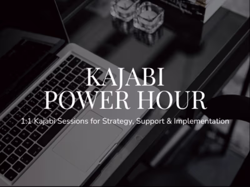 Cover image for Kajabi Power Hour