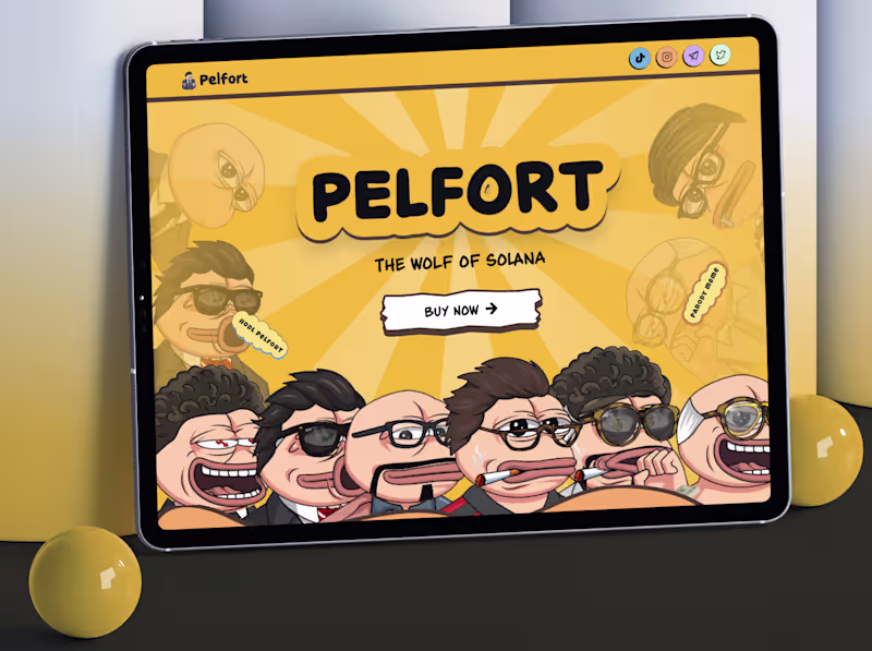 Cover image for Website for Solana Meme Token