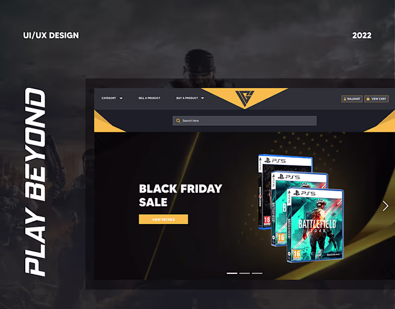 Cover image for Venture Games - Ecommerce Gaming Hub