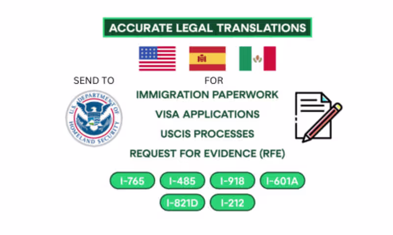 Cover image for I translate documents for your immigration case