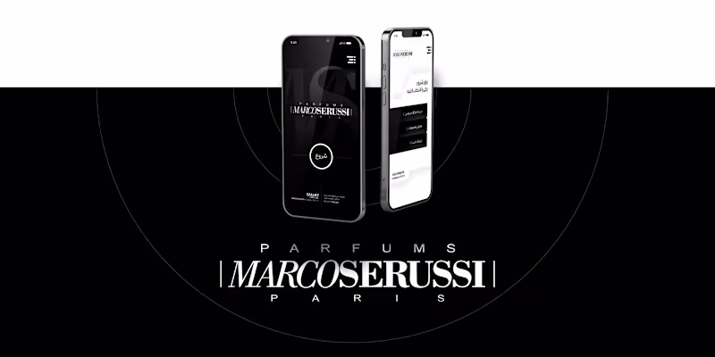 Cover image for MarcoSerussi Perfume - interactive catalog and UIUX design