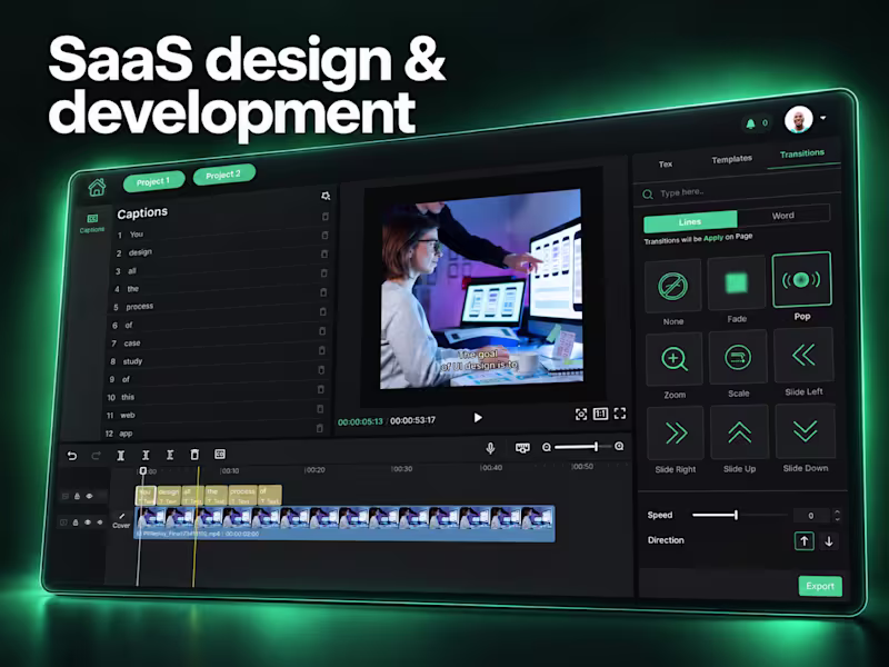 Cover image for SaaS Design & Development | AI Integrations