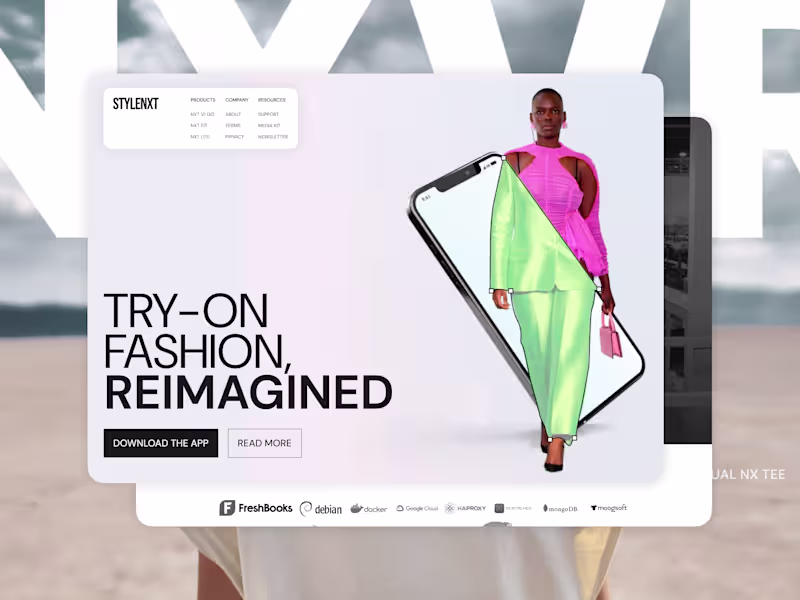 Cover image for STYLENXT - Augmented Reality Fashion Commerce