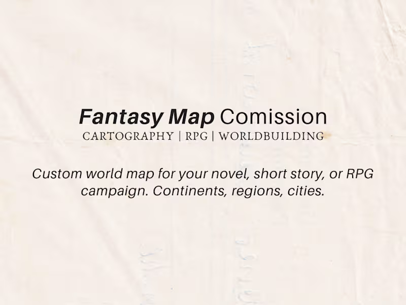 Cover image for Fantasy Map Comission