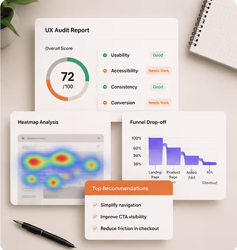 Cover image for UX Audit & Conversion Optimization