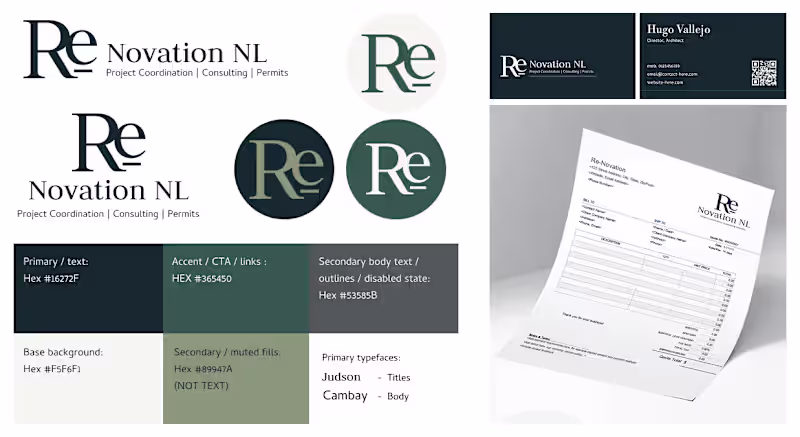 Cover image for High-End Renovations Management Company Branding