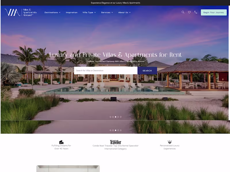 Cover image for VAANYC — Luxury Villas &
