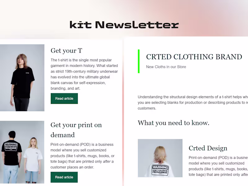Cover image for Setup Kit Newsletter | Email Template Design 