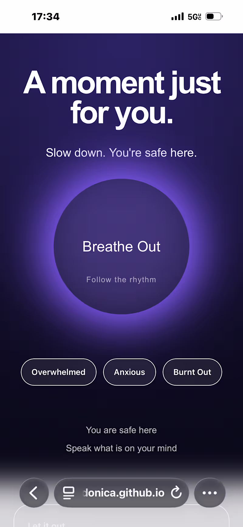 Cover image for Breathing Space