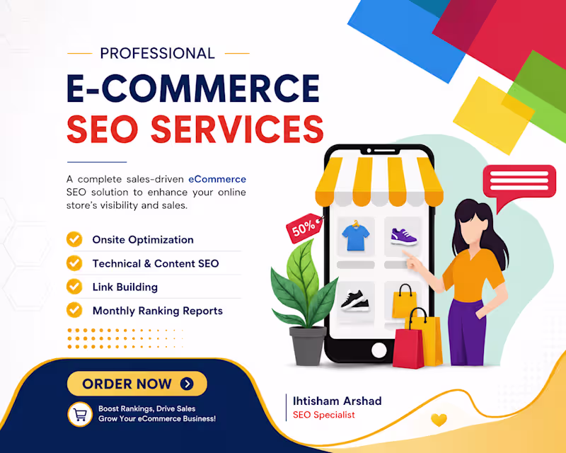 Cover image for eCommerce SEO: Rankings, Traffic & Revenue