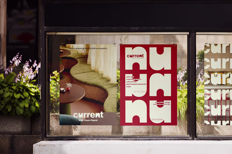 Cover image for Current: Conceptual Hotel Brand Identity
