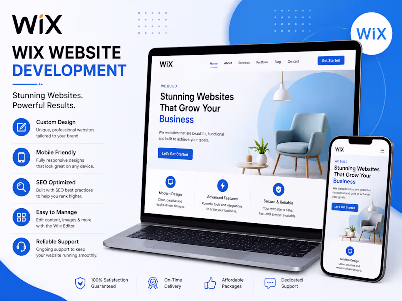 Cover image for Wix Website Design & Redesign