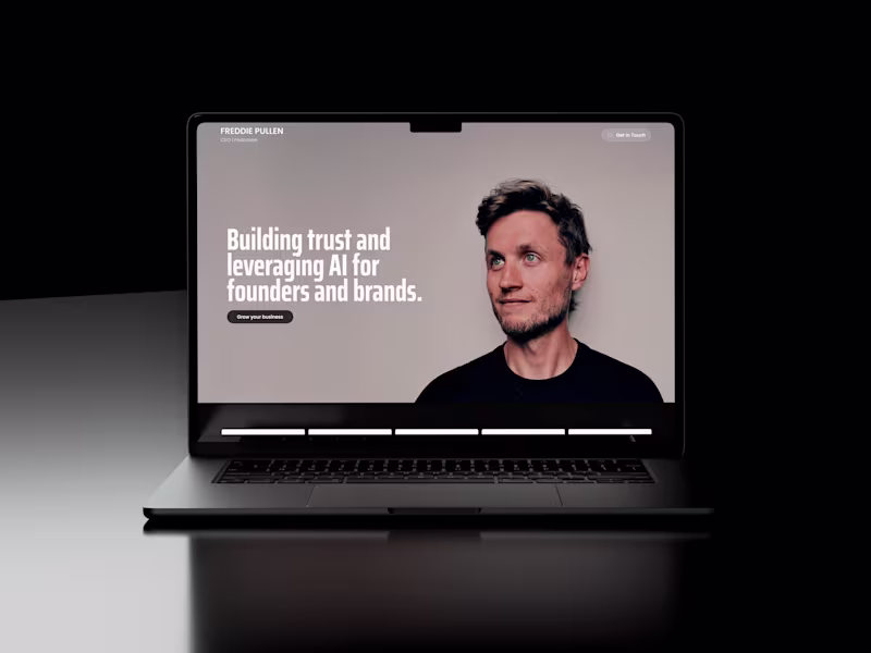 Cover image for CEO & Podcast Host Personal Brand Website Development