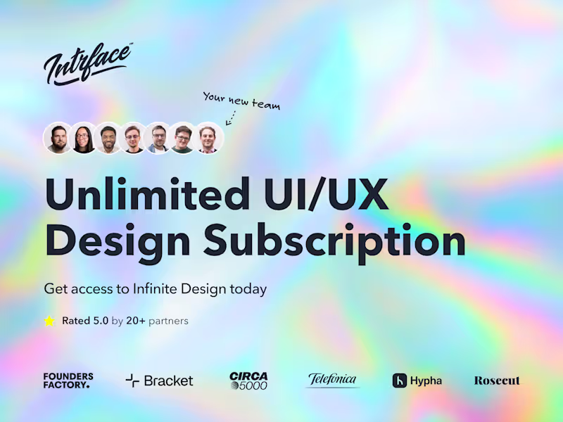 Cover image for Infinite Design – UI/UX Design Subscription