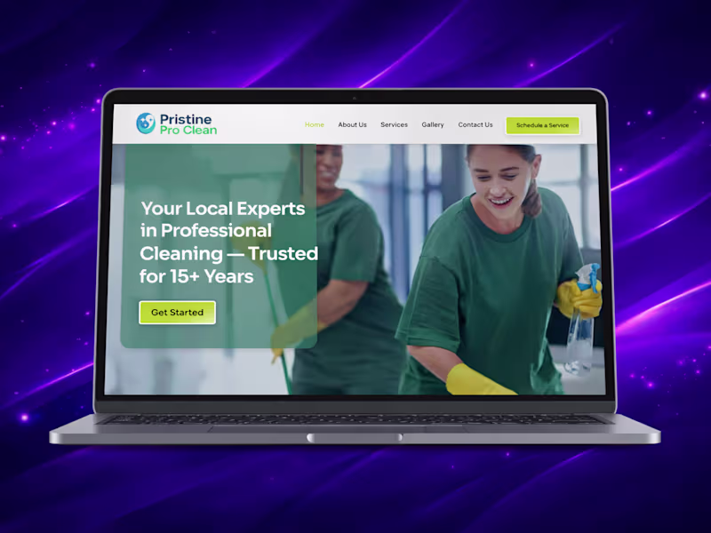 Cover image for WordPress Website Development for PristinePro Clean