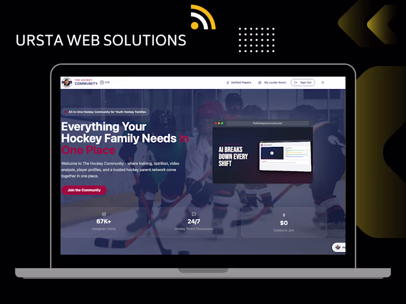 Cover image for AI-Powered Coaching Platform for The Hockey Community