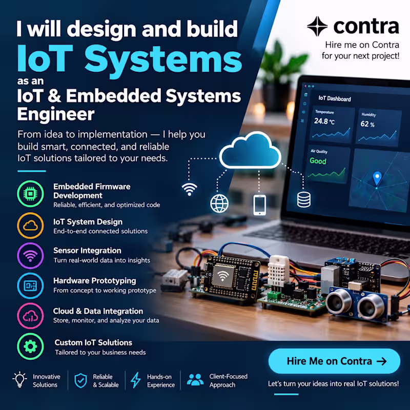 Cover image for IoT and Embedded Systems Design and Development