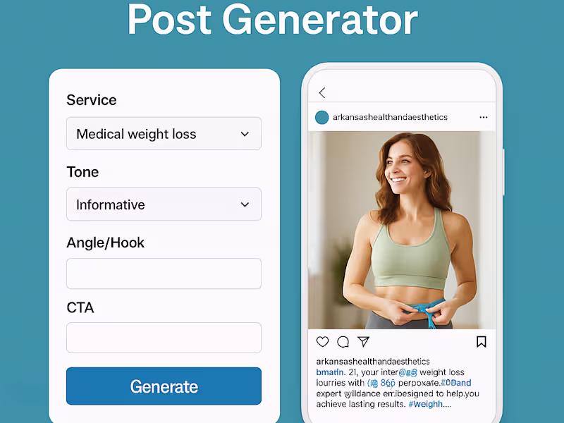 Cover image for 1-Click IG Post Streamlit App Development