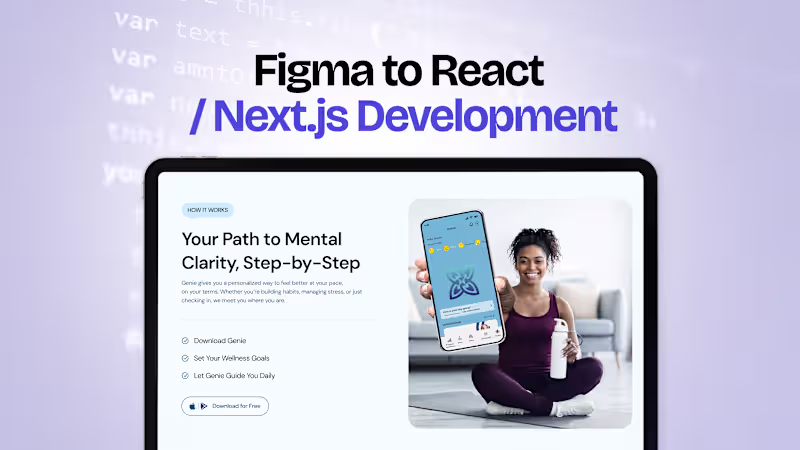 Cover image for Figma to React / Next.js Development