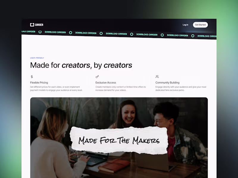 Cover image for Cirrden: Empowering Creators to Monetize Globally