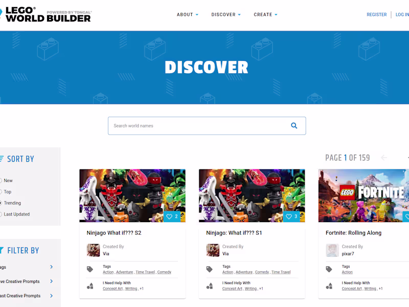 Cover image for Lego World Builder