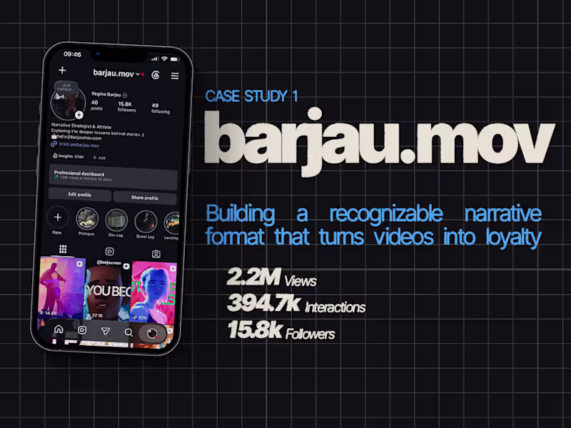 Cover image for Personal Brand — barjau.mov