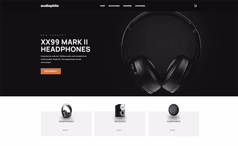 Cover image for Ecommerce Website. HTML, CSS, JavaScript