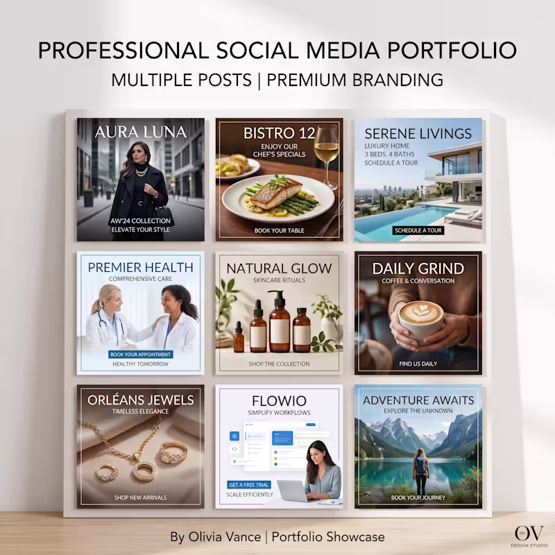 Cover image for Social Media Design for Brands & Businesses