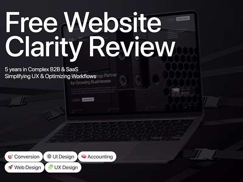 Cover image for Free Website Clarity Review