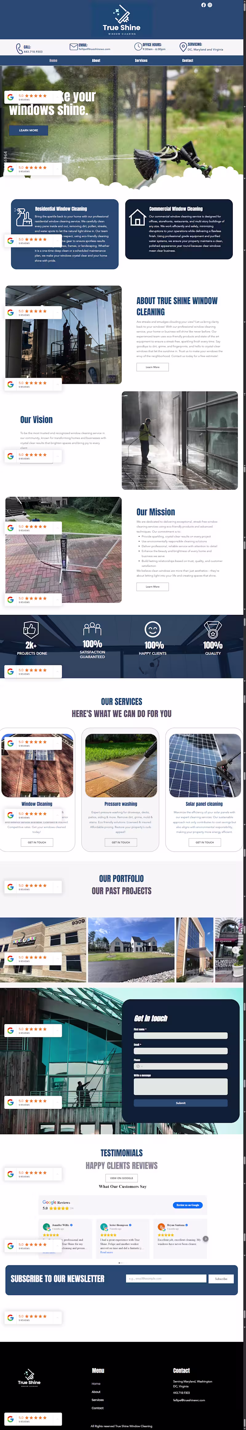 Cover image for Cleaning Company Website Development