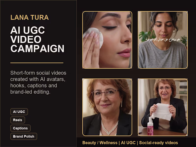 Cover image for AI UGC Product Story Videos for Beauty Brand