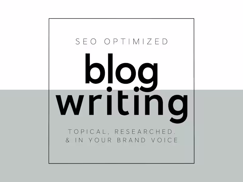 Cover image for SEO Content Writing (Blogs)