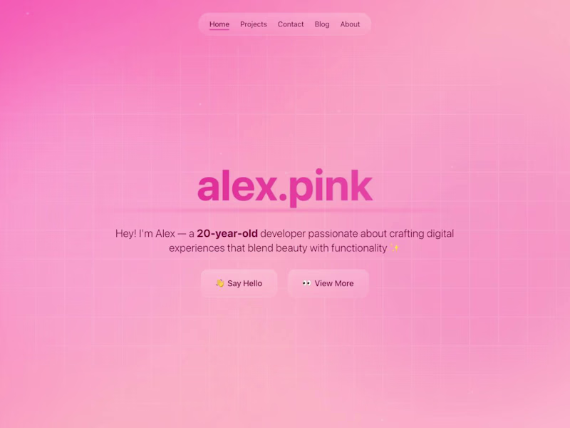 Cover image for alex.pink