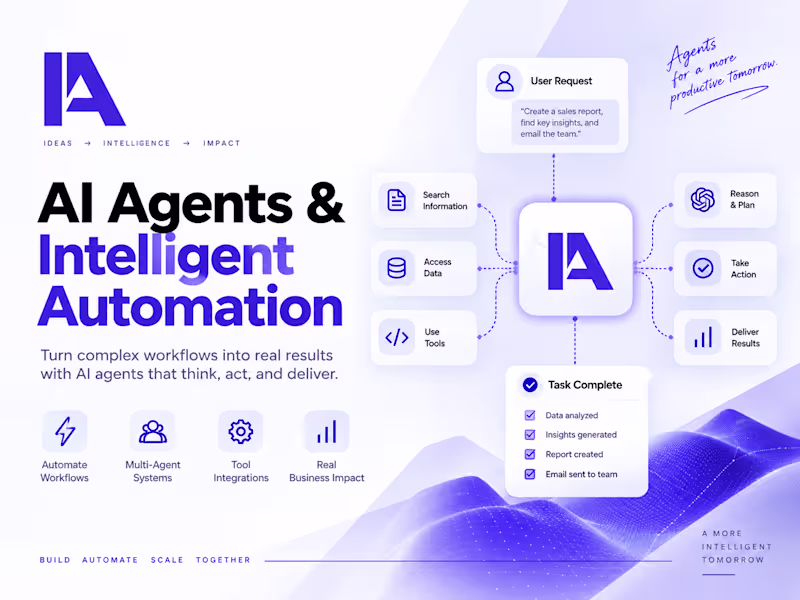 Cover image for AI Agents & Intelligent Automation