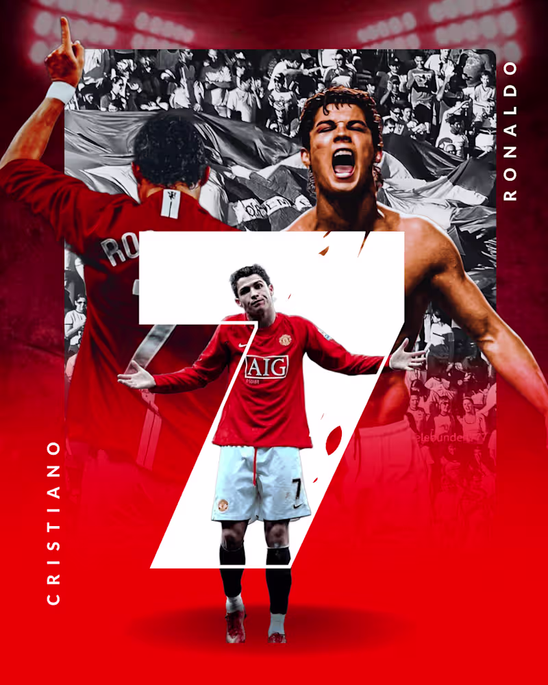 Cover image for Cristiano Ronaldo – Social media post design