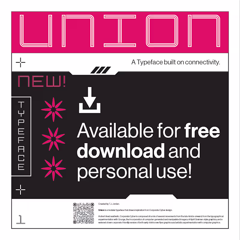 Cover image for Custom Typeface & Modular Font Design