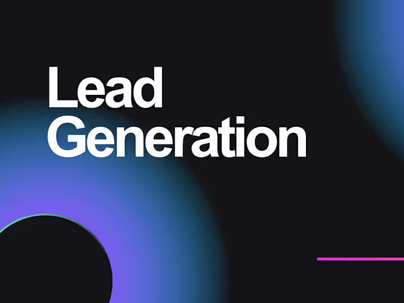 Cover image for Lead Generation