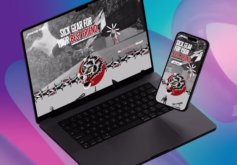 Cover image for Highland Houndz - Branding & Landing Page