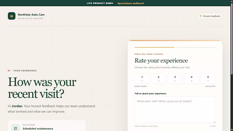 Cover image for I will build an automated review and testimonial system