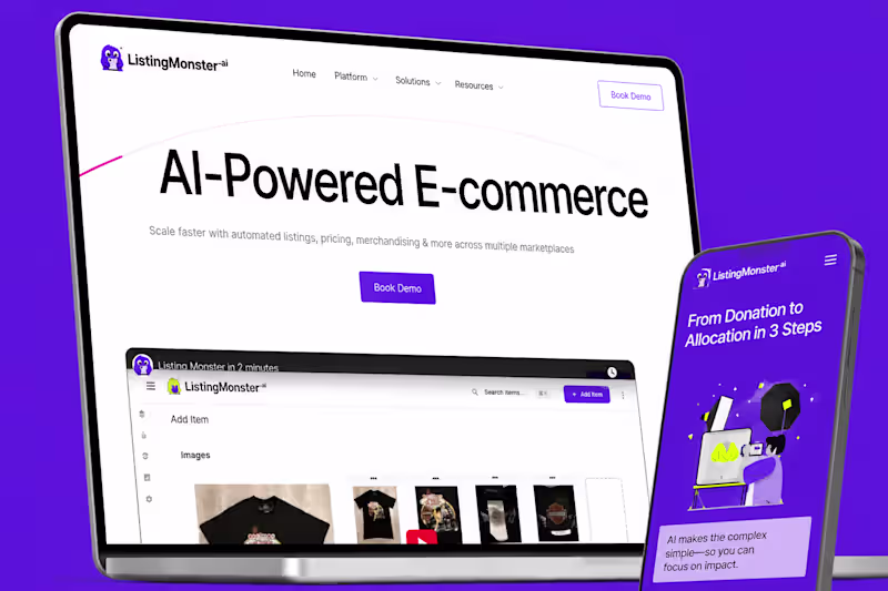 Cover image for Listing Monster: Webflow Website & Programmatic SEO
