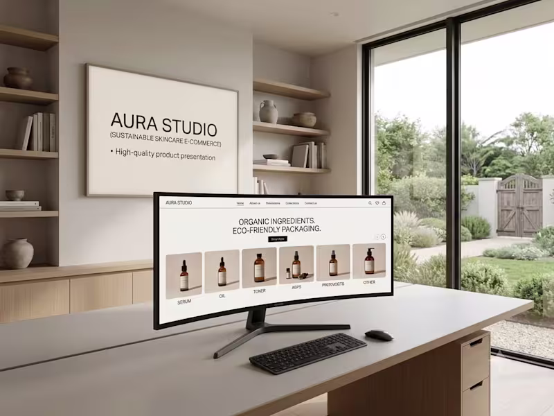 Cover image for The entire interface is built